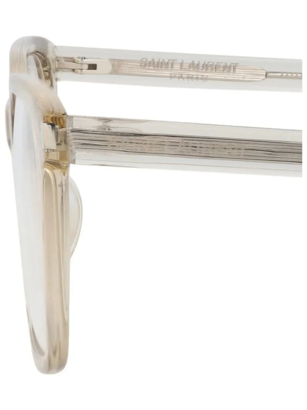 New Saint Laurent Women's Eyeglasses Square Rectangle Recycled Acetate Frame
